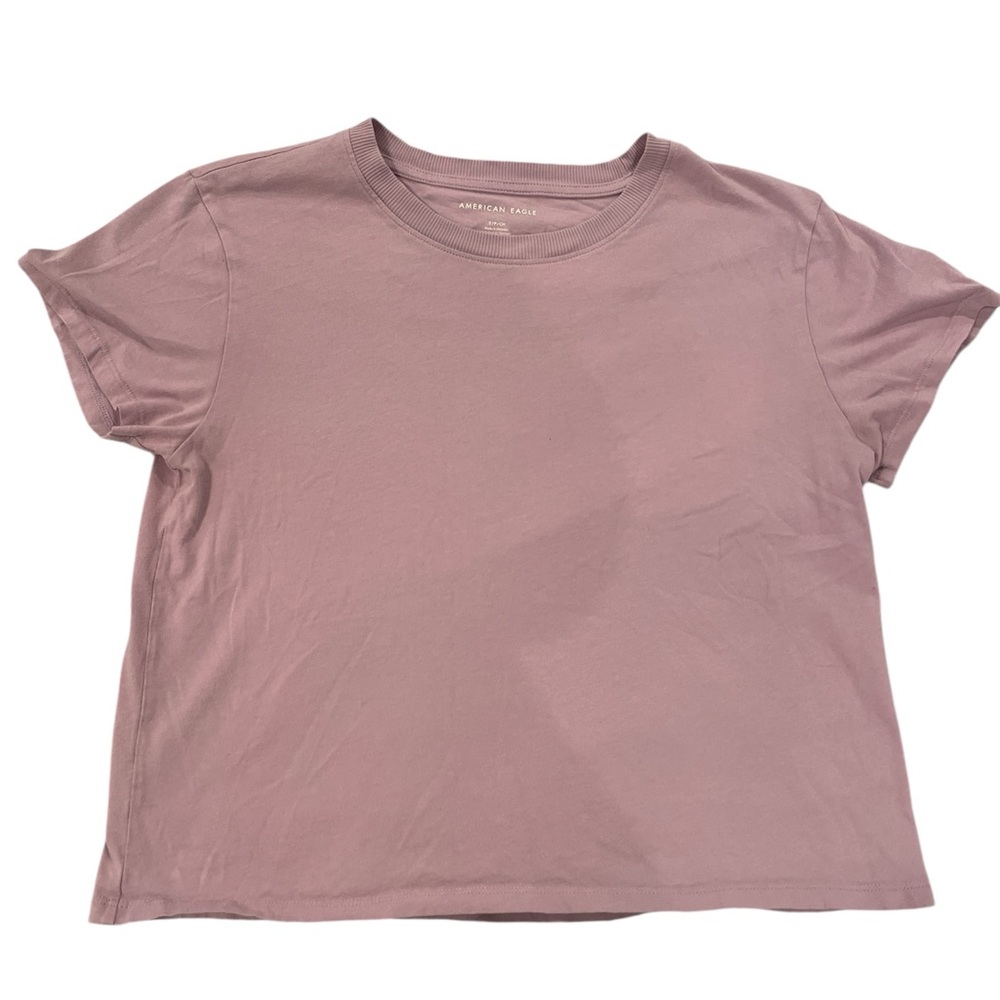 American Eagle Short Sleeve Women’s Cropped Tee Shirt Size Small